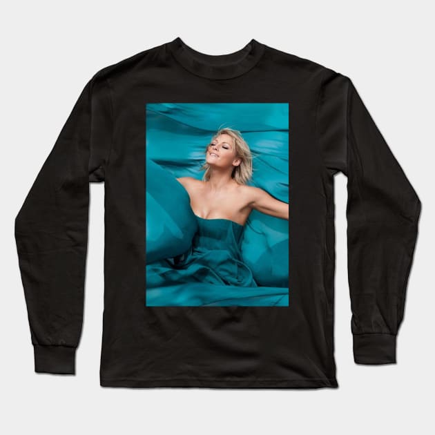 Helene Fischer Long Sleeve T-Shirt by Athira-A